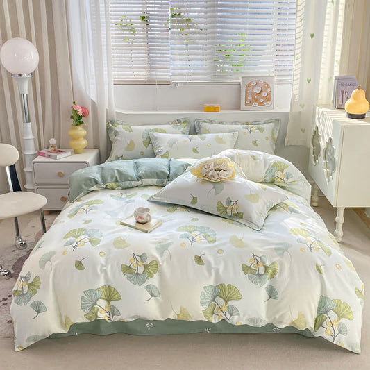 Refresh Ginkgo Leaf Pure Cotton Bedding - King - 1pc Duvet Cover - image 1