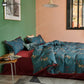 Cotton Retro Literary Style Bedding Set(4PCS)