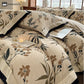 Brushed Cotton Refresh Floral Bedding Set(4PCS)