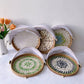Rattan Colorful Shell Mesh Fruit Basket