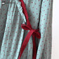 V-neck Cotton Polka Dots Nightdress