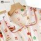 Christmas Motif Cotton Gauze Pajama Set