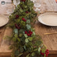 Rattan Faux Greenery Pine Christmas Ornament