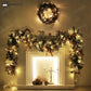 Christmas Garland Wreath Home Decor