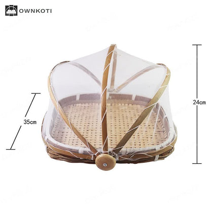 Bamboo Woven Handmade Household Basket