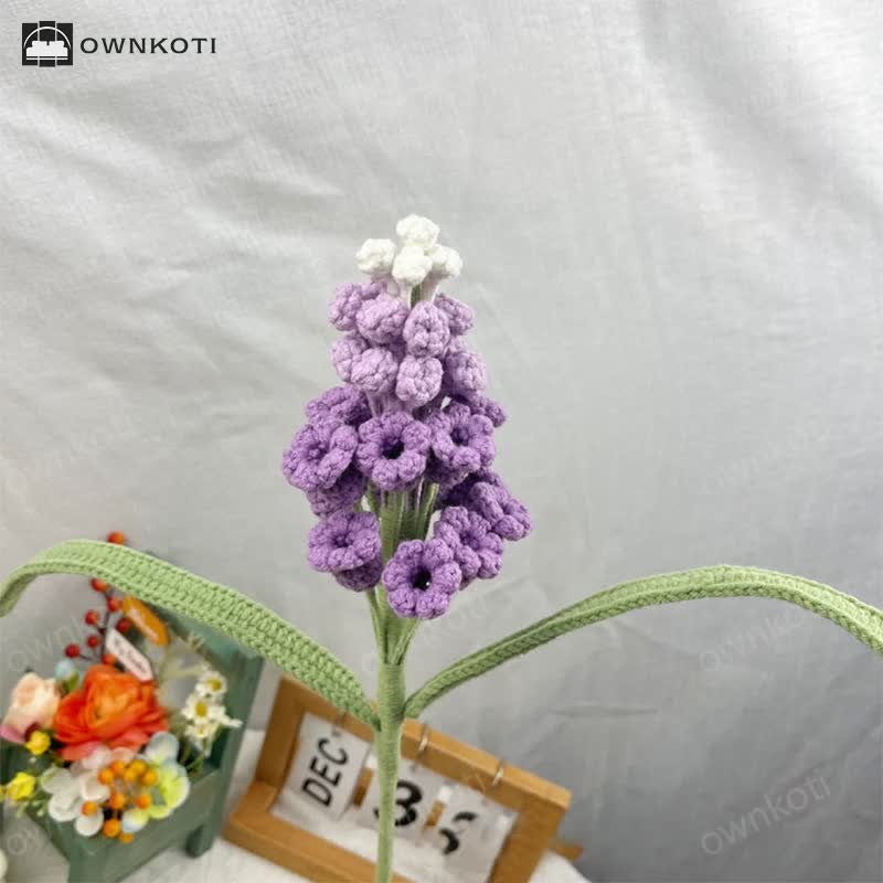 Hand-woven Grape Hyacinth Ornament