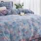 Button Ginkgo Leaf Cotton Bedding Set (4PCS)