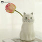 Hand-painted Cat Ceramic Vase Pen Holder