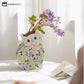 Creative Hand-painted Cat-shaped Ceramic Vase