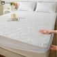 Waterproof Solid Color Quilted Fitted Sheet