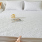 Waterproof Solid Color Quilted Fitted Sheet - image 6