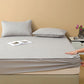 Waterproof Simple Solid Color Fitted Sheet - image 4