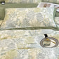 Rural Leaf Brushed Cotton Bedding Set (4PCS)