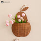 Rattan Woven Fruit Shaped Wall Basket