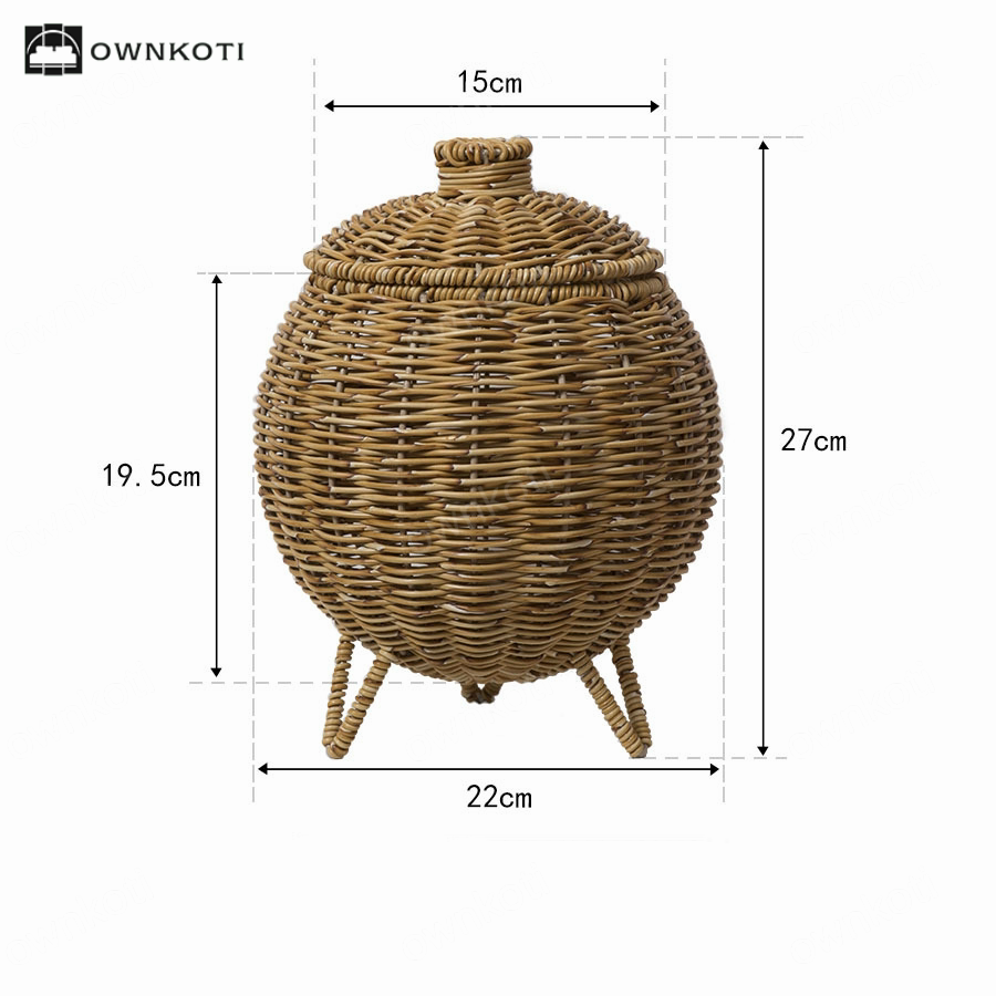 Handwoven Table Top Organiser Basket