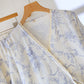 Cotton Gauze Rural Wisteria Pajama Set