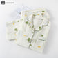 Rural Leaf Cotton Gauze Pajama Set