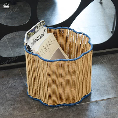 Handmade Rattan Simple Storage Basket