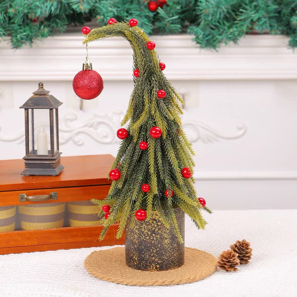 Christmas Tree Potted Home Decoration  - image 7