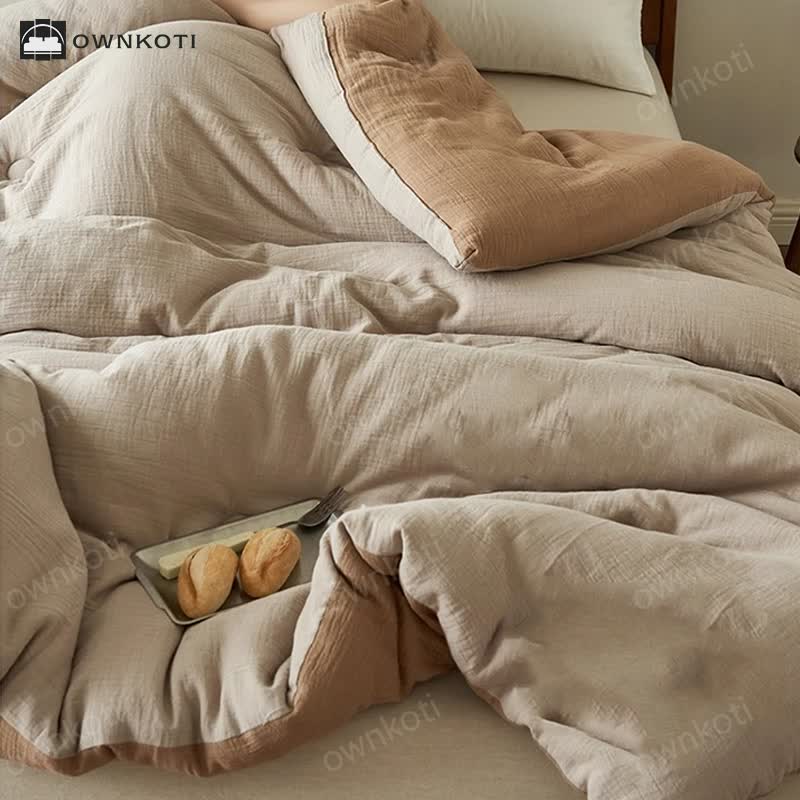 Solid Color Soft Winter Comforter