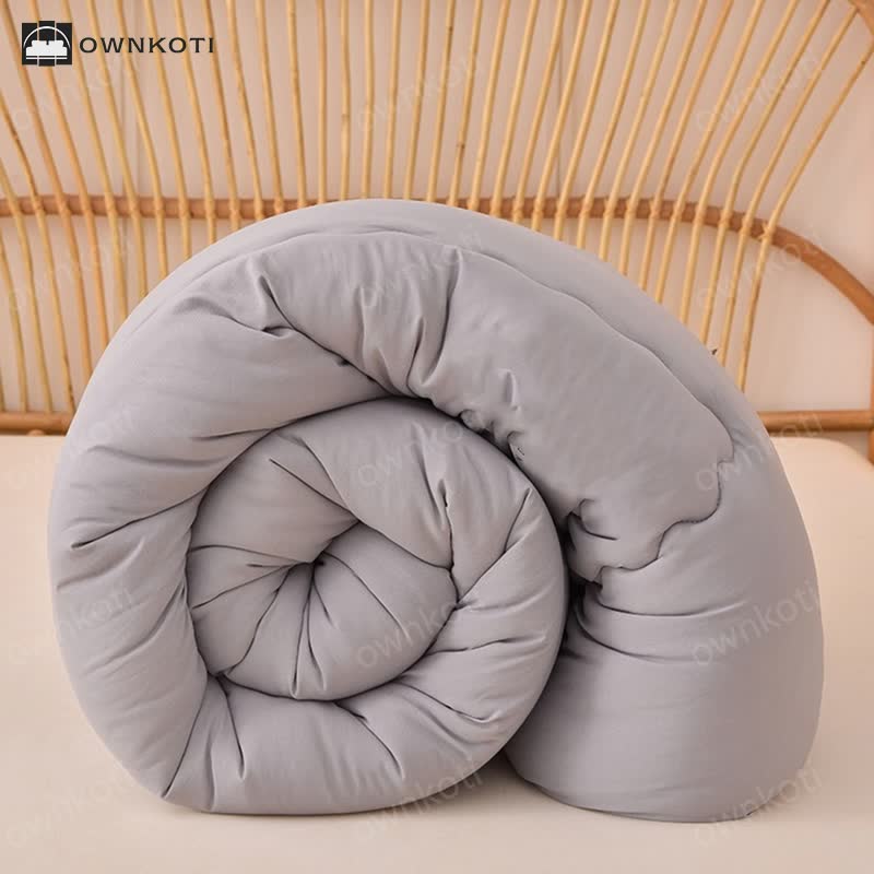 Solid Color Soft Reversible Comforter