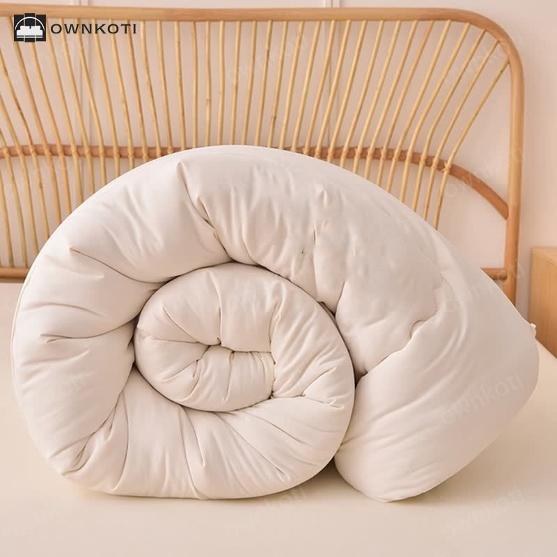 Solid Color Soft Reversible Comforter