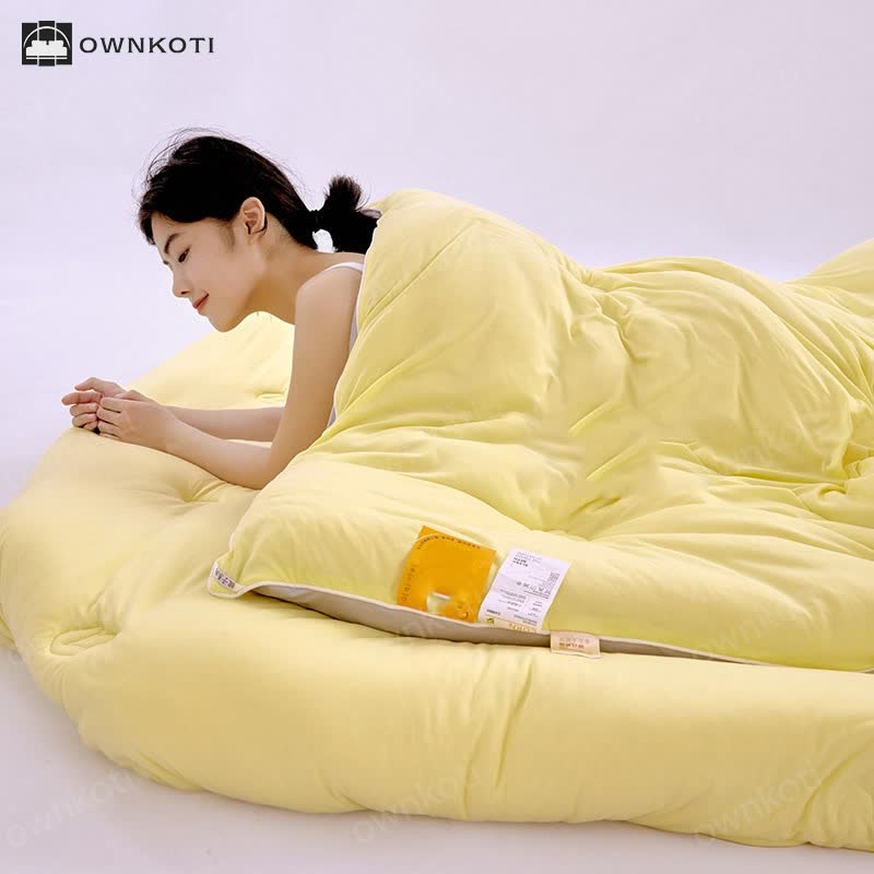 Solid Color Breathable Soft Comforter