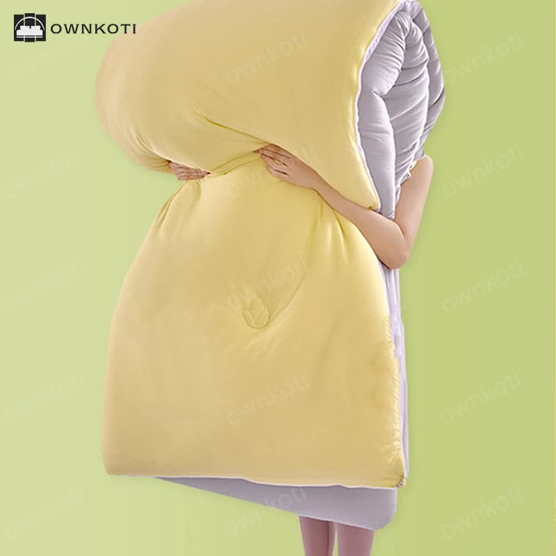 Solid Color Breathable Soft Comforter