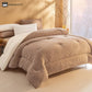 Thick Warm Plush Fleece Blanket with Comforter