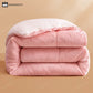 Thick Warm Plush Fleece Blanket with Comforter