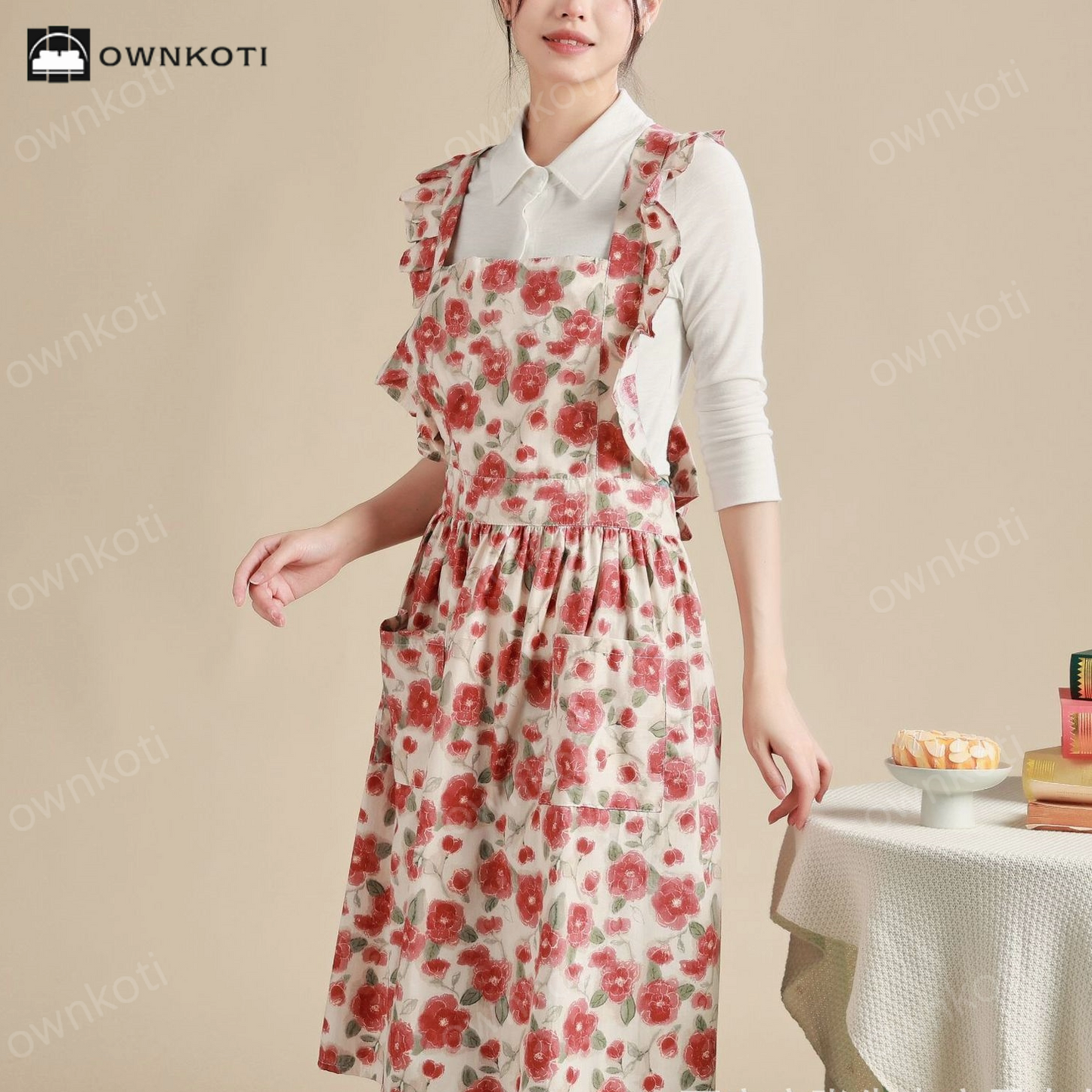 Pastoral Artist's Smock Gardening Apron