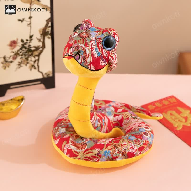 Year of the Snake Mascot Plush Toy Ornament