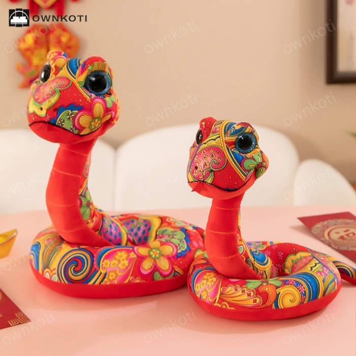 Year of the Snake Mascot Plush Toy Ornament