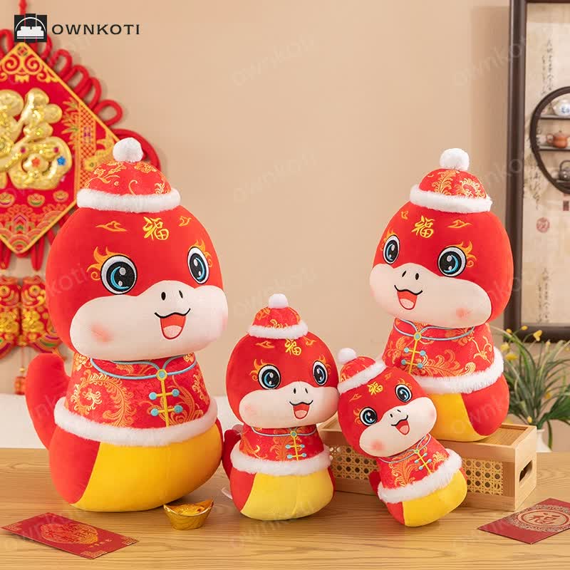 New Year Mascot Snake Doll Plush Toy