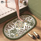 Vintage Floral Anti-slip Bath Mat