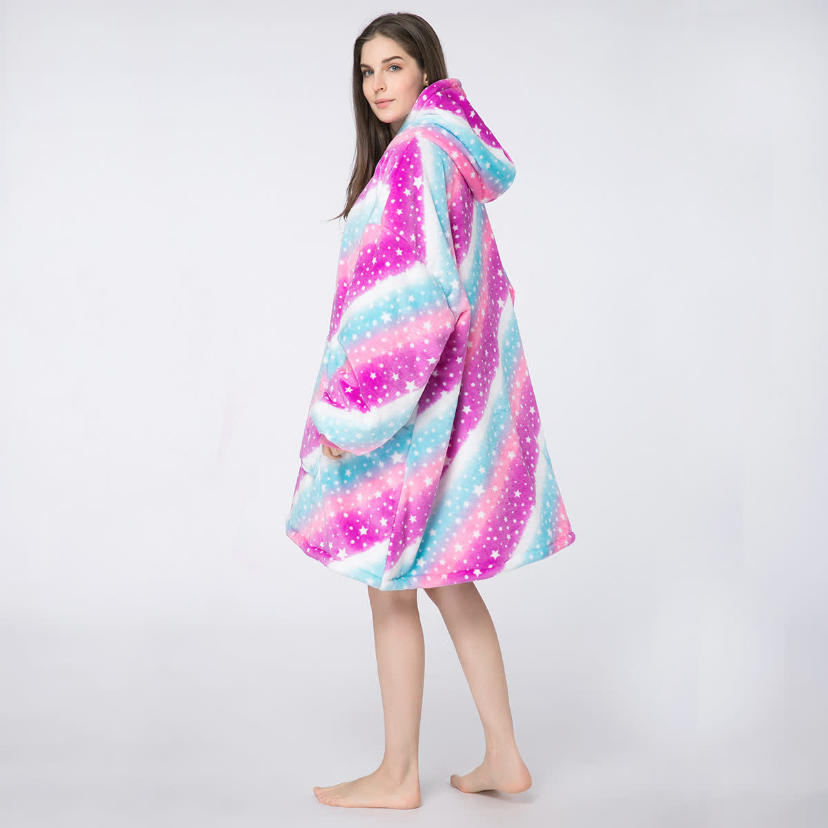 Rainbow Star Wearable Blanket Sleepwear - image 2