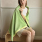 Pure Cotton Colorblock Striped Bathrobe