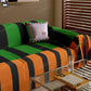 Vintage Striped Soft Sofa Cover