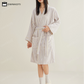 Pure Cotton Simple Striped Soft Bathrobe