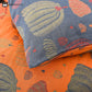 Pumpkin Cotton Gauze Bedding Set (4PCS)