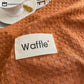 Waffle Texture Solid Color Bedding Set (4PCS)