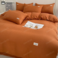 Waffle Texture Solid Color Bedding Set (4PCS)