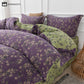 Cotton Gauze Floral Reversible Bedding Set (4PCS)