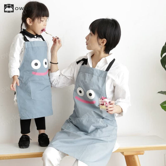 Cute Style Waterproof Parent-child Apron