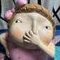 Pinching Nose Statue Resin Ornament