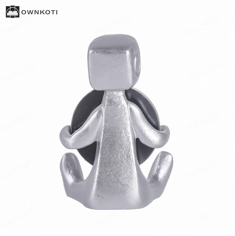 Tiny Robot Resin Statue with Slogan