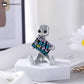 Tiny Robot Resin Statue with Slogan