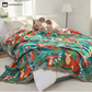 Forest Animals Cotton Gauze Reversible Quilt