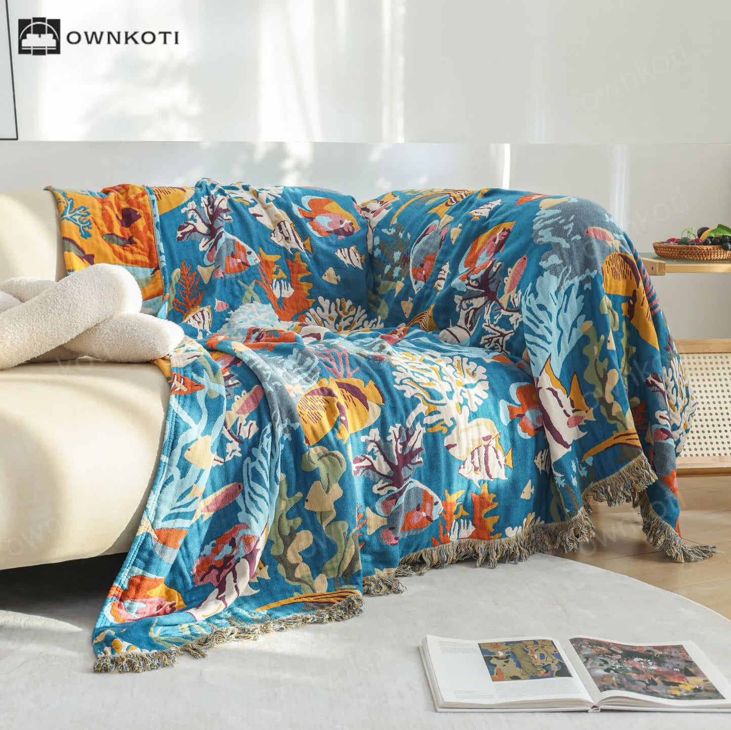 Underwater World Cotton Gauze Quilt