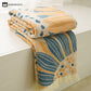 Blooming Sunflower Cotton Gauze Tassel Quilt